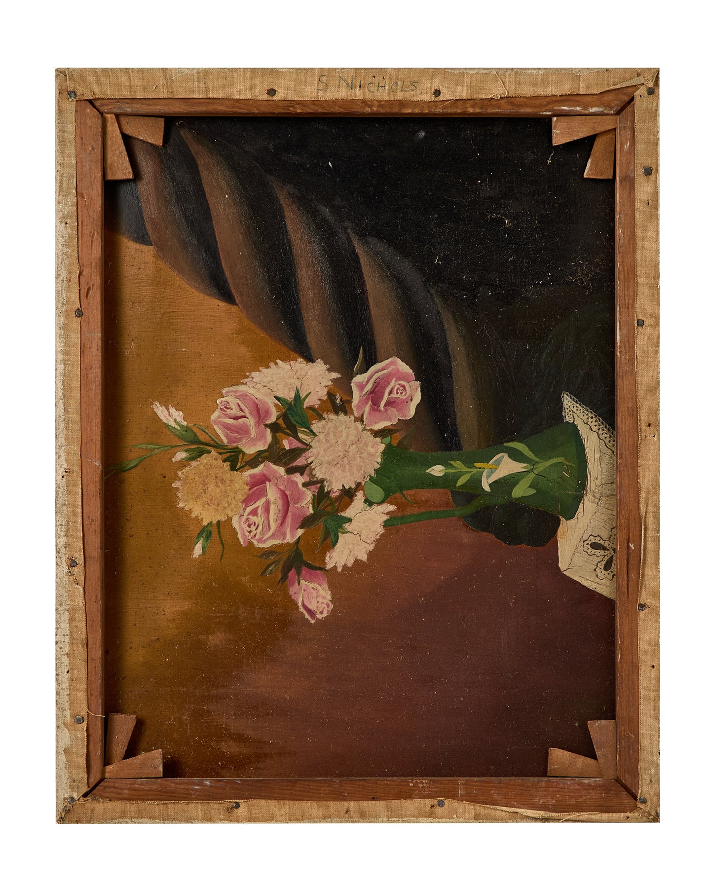 Mid-Century Oil Painting - Portrait - Signed S Nichols 1956