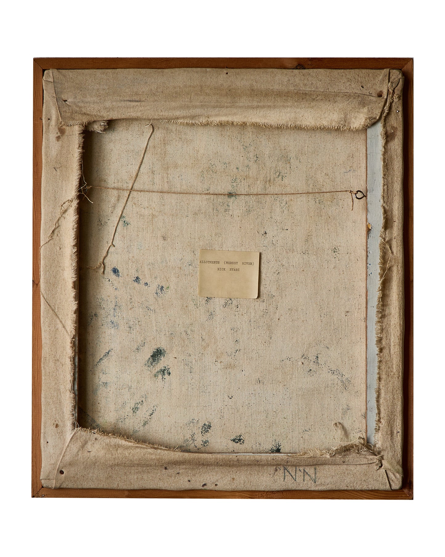 Allotment - Modern Oil Painting - Signed Nick Nyari