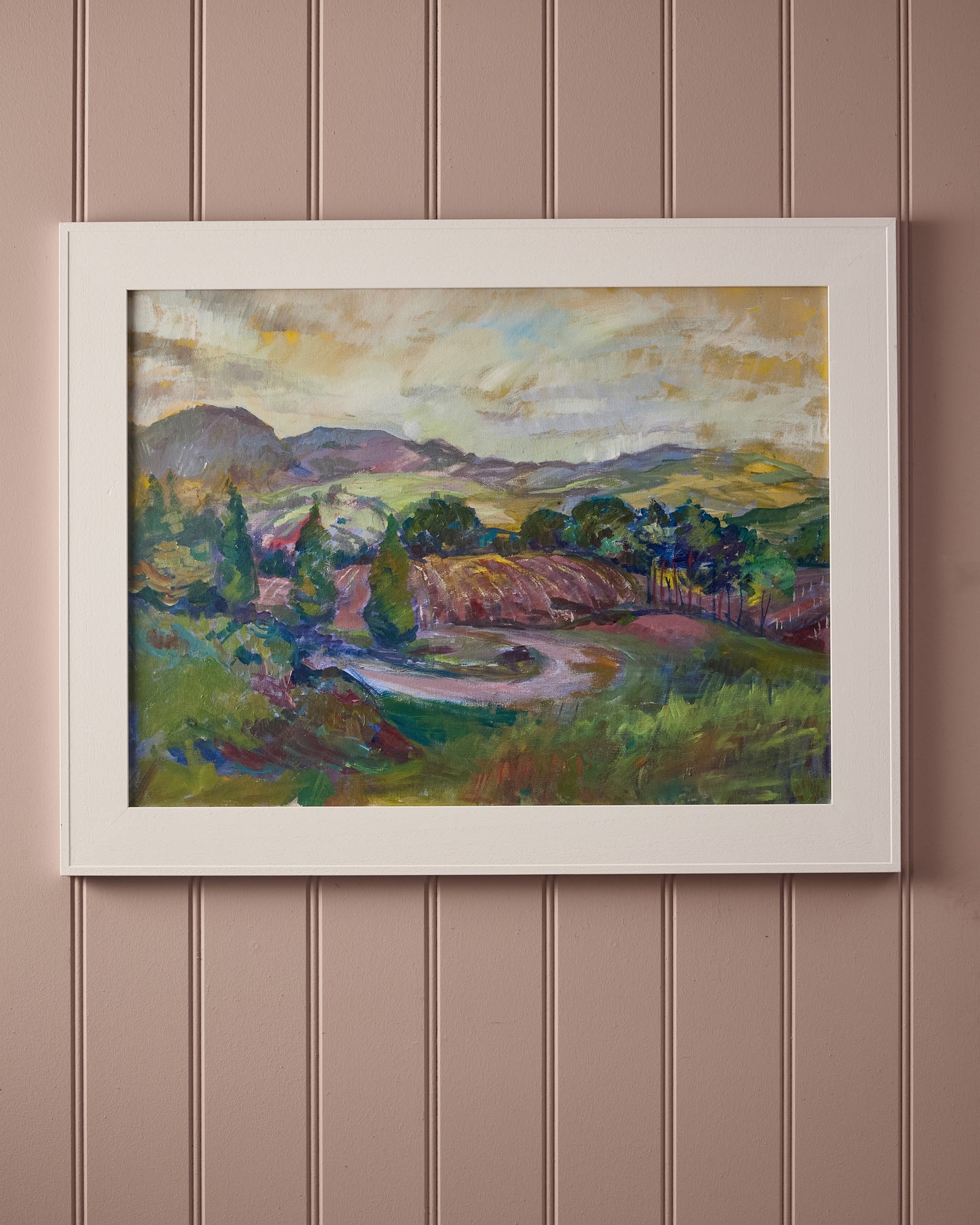Landscape - Oil Painting - Pauline Salmon (1927- 2022)