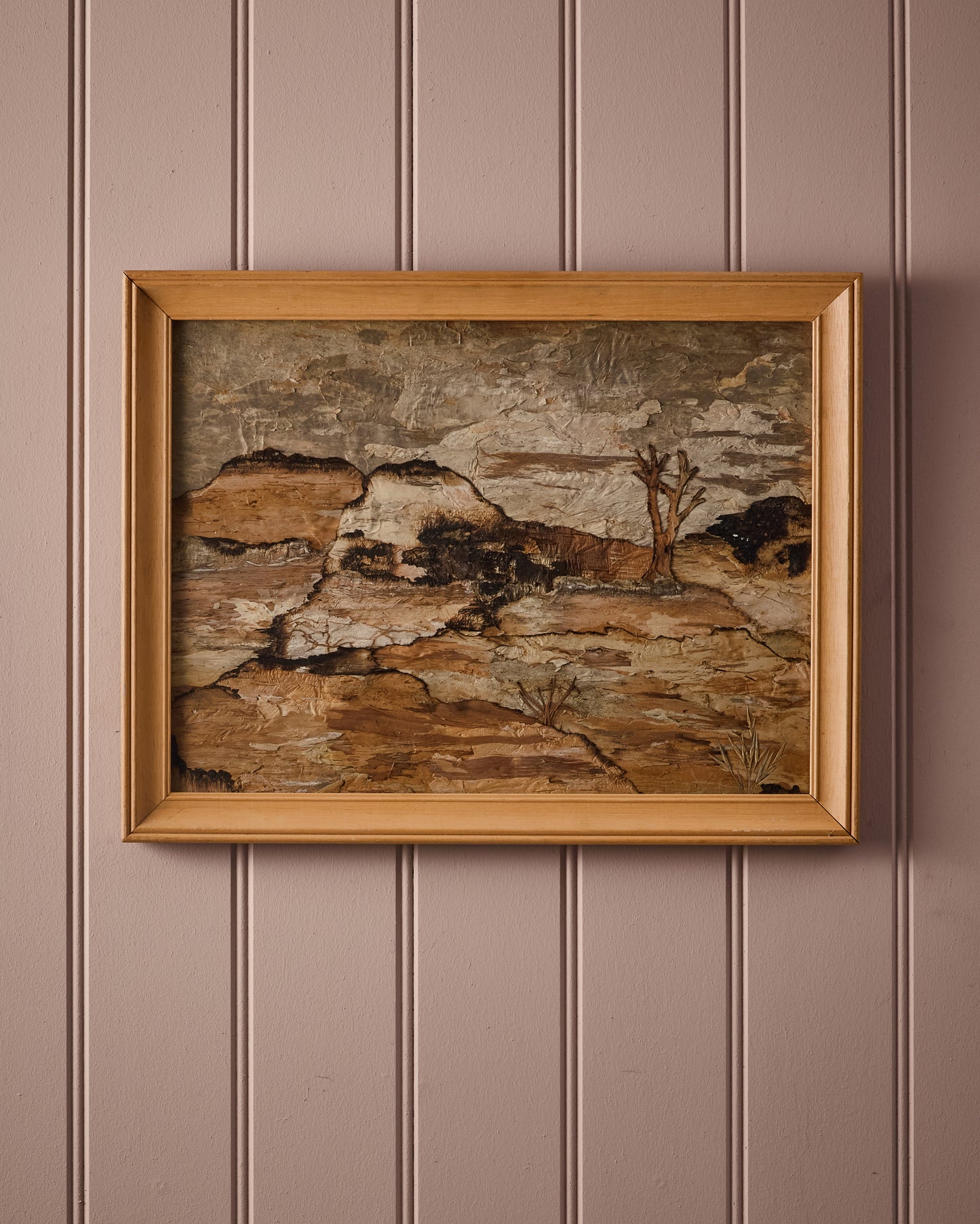 Layered Wood Desert Landscape II