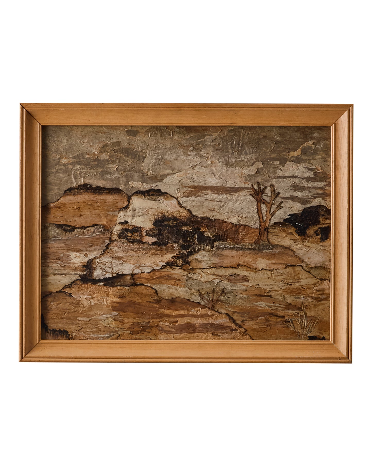 Layered Wood Desert Landscape II