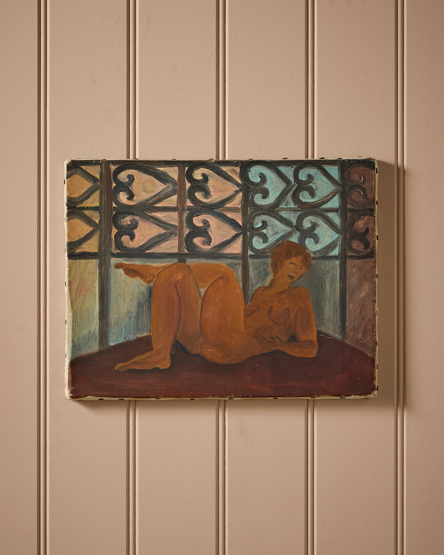 Jacques Petit (1925 - 2019) - Reclining Nude - French Oil on Canvas