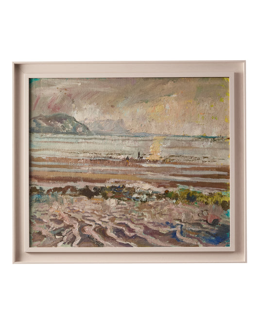 Coastal Landscape - Oil Painting - Pauline Salmon (1927- 2022)