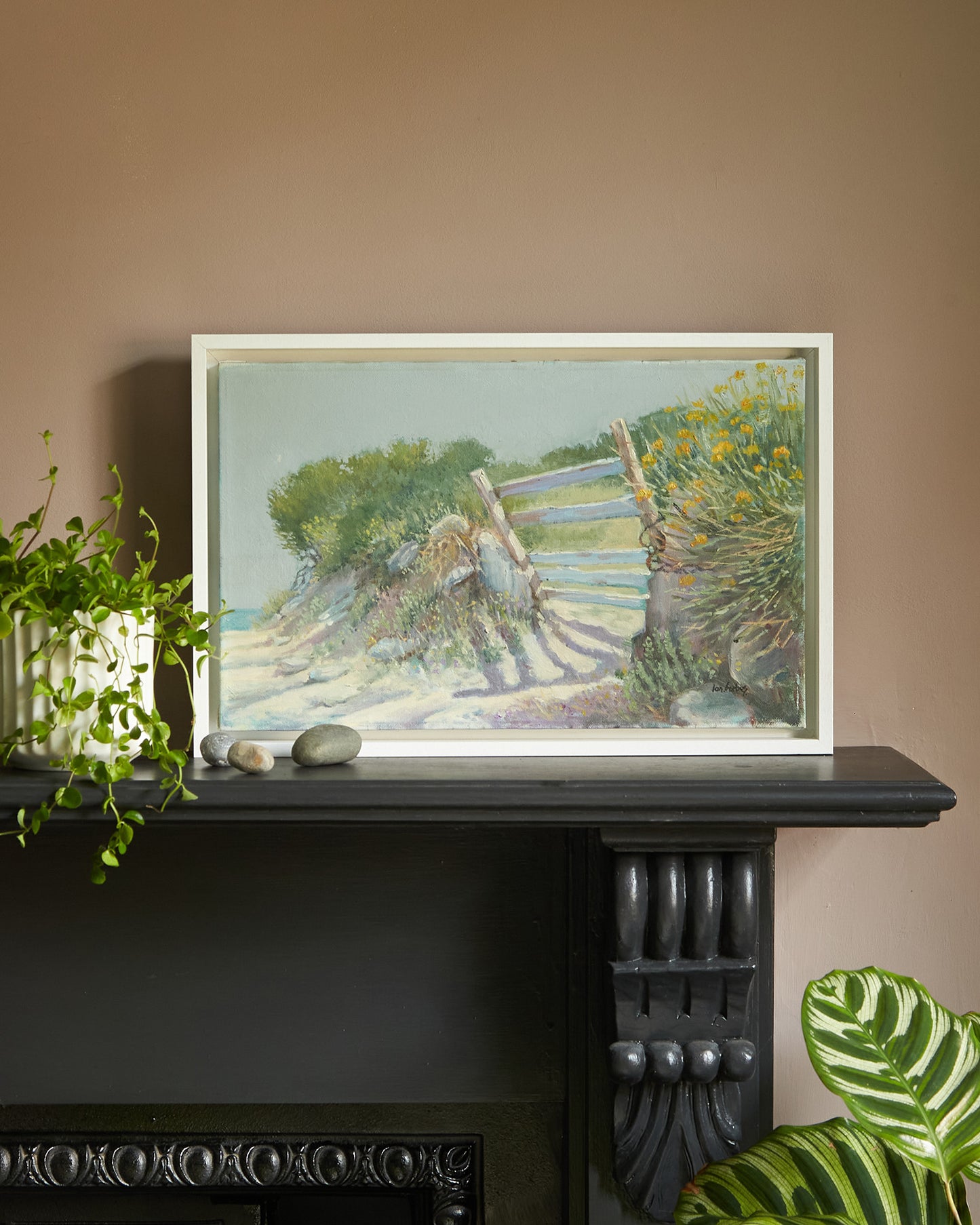 Modernist Oil Seascape - Signed Ian Forbes