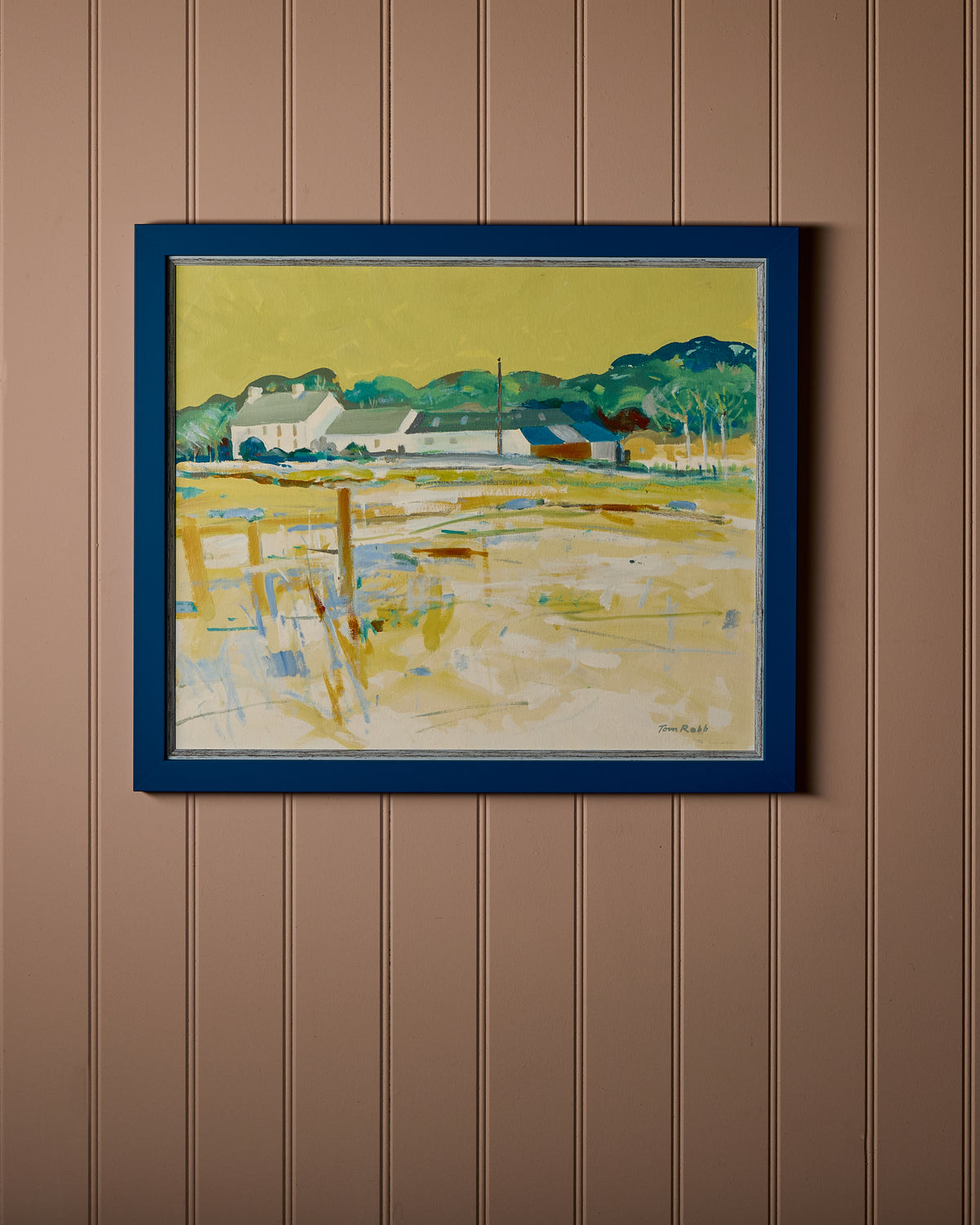 Landscape Oil on Board - Signed Tom Robb (b.1933)