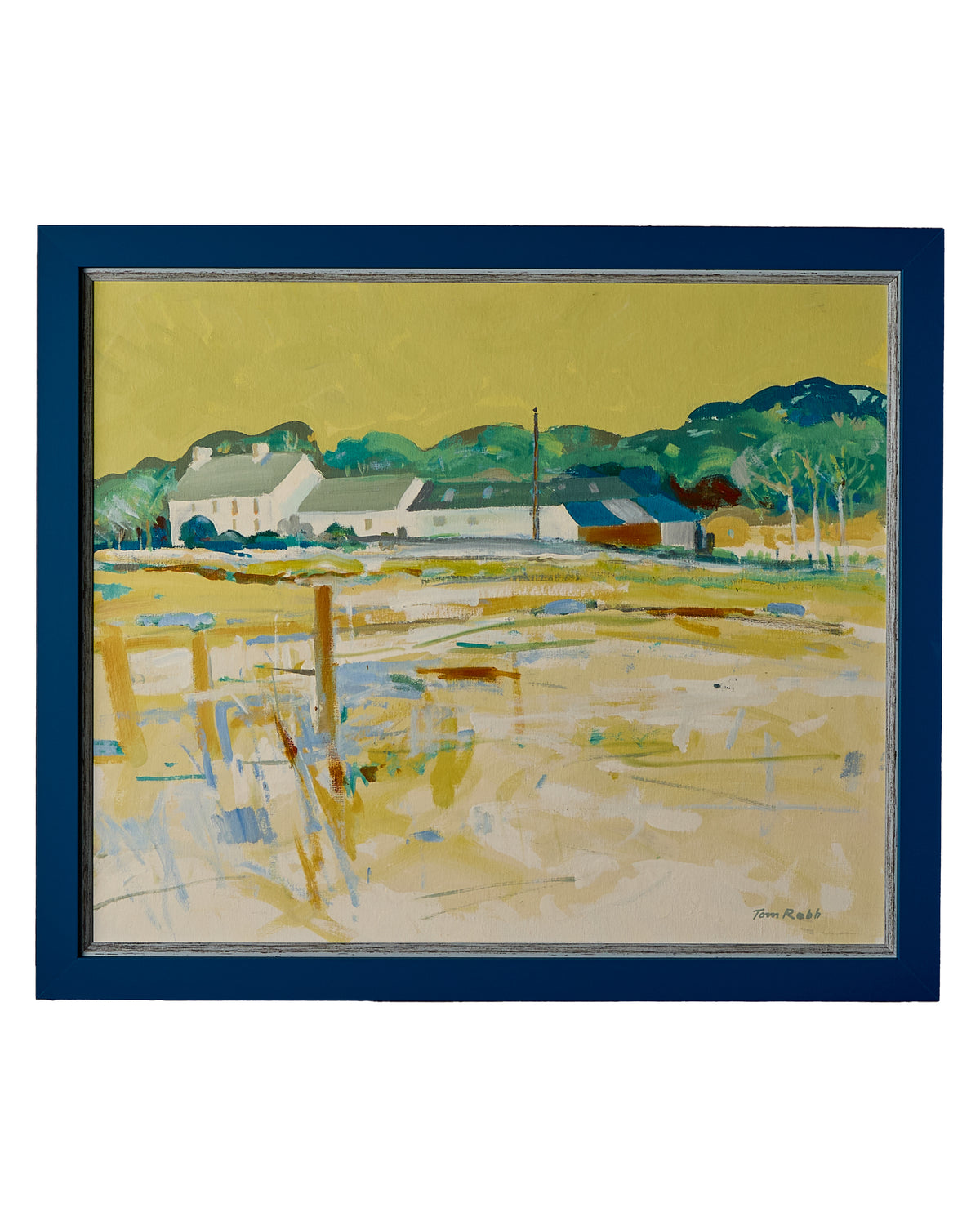 Landscape Oil on Board - Signed Tom Robb (b.1933)