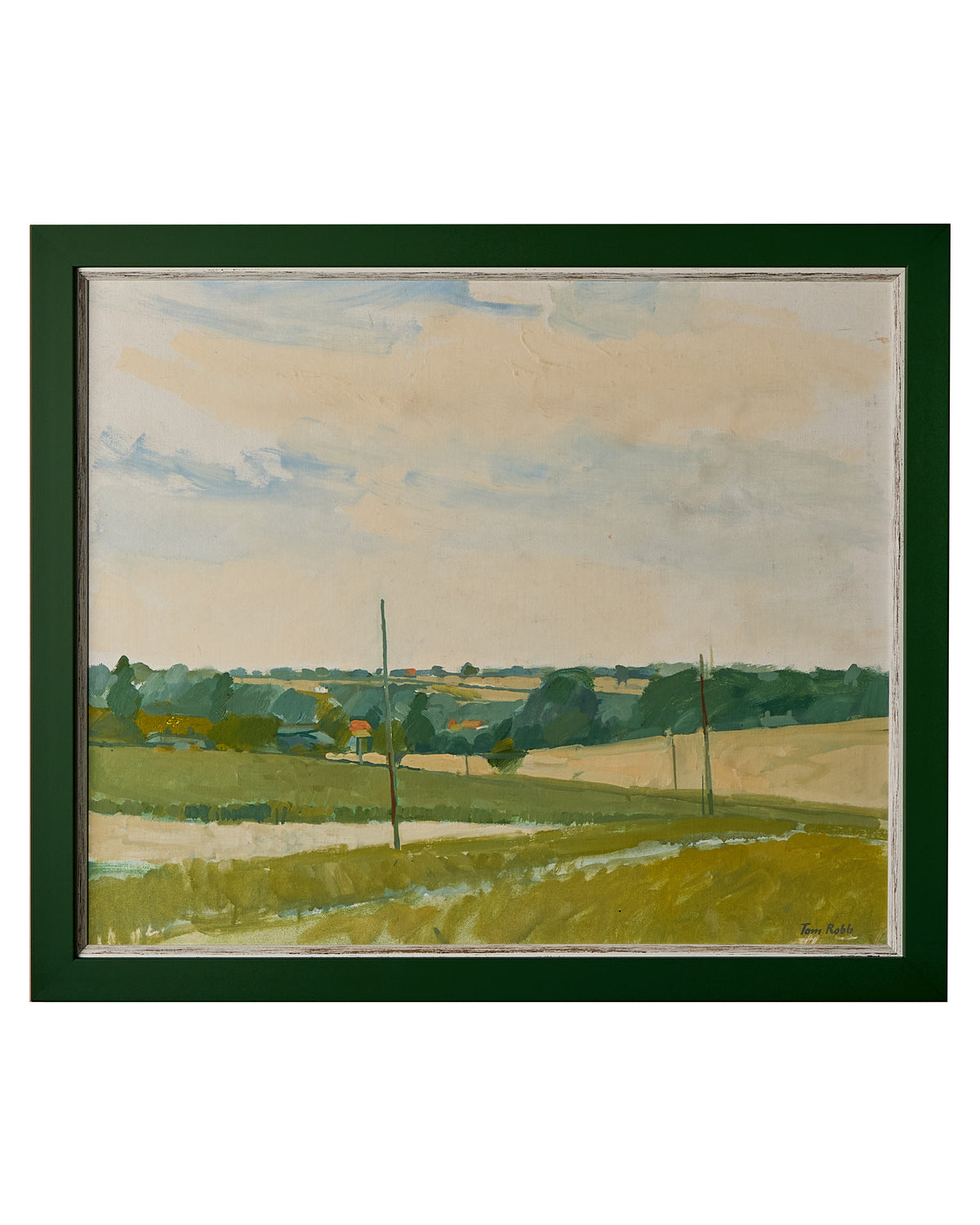 Landscape Oil on Board II - Signed Tom Robb (b.1933)