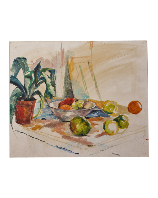 Still Life - Oil Painting - Pauline Salmon (1927- 2022)