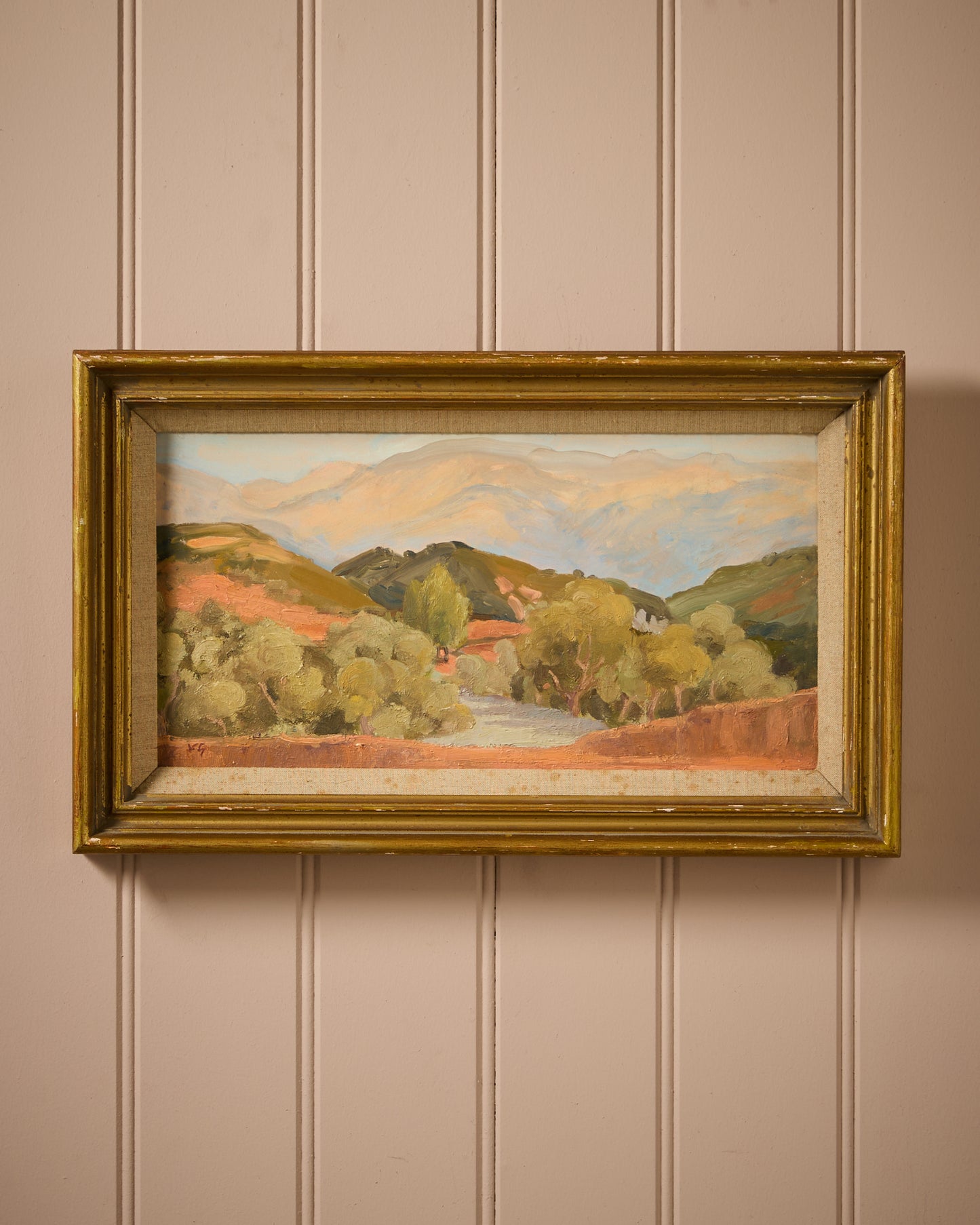 Crete - Oil on Board - Signed Vita Gollancz (1926-2009)