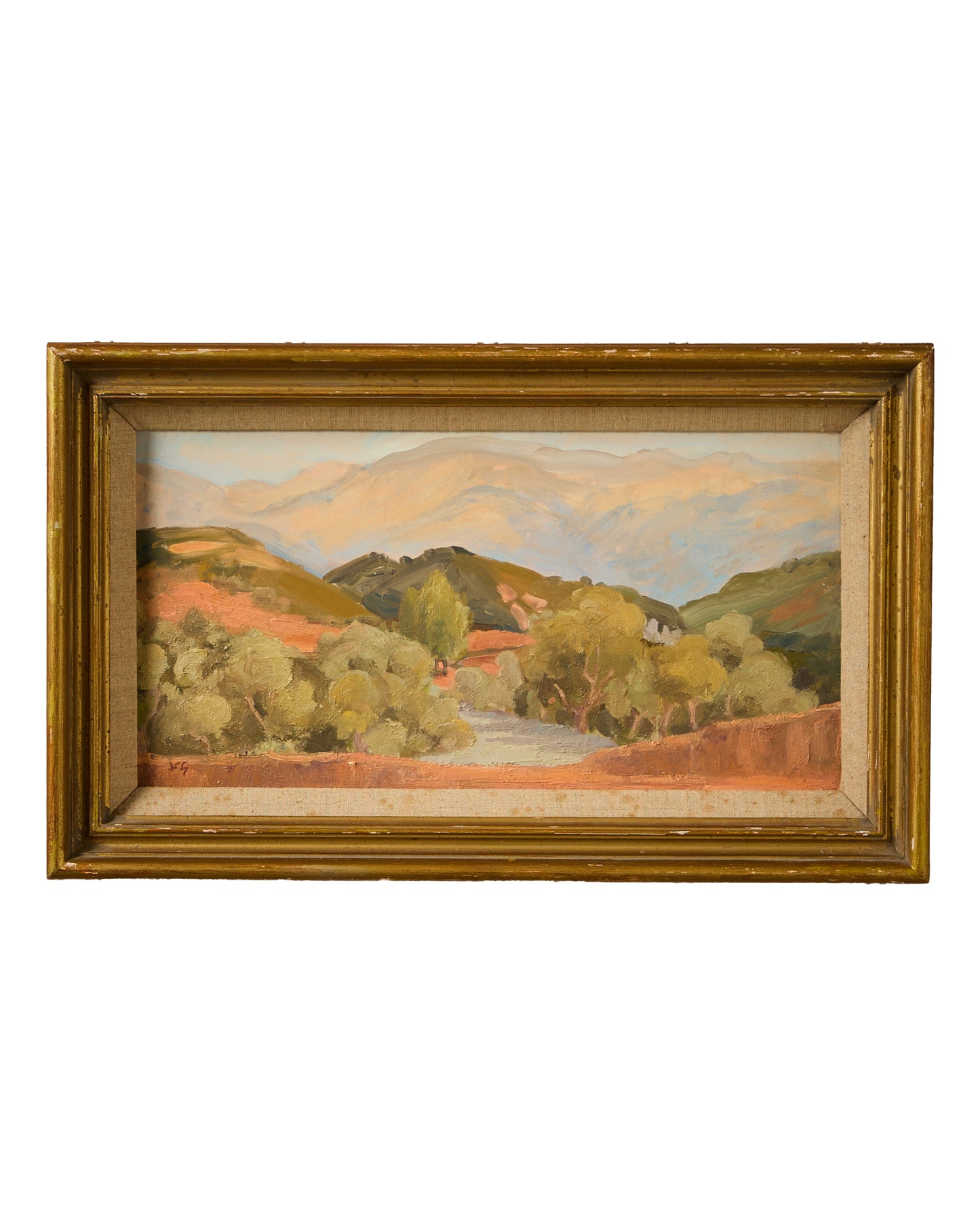 Crete - Oil on Board - Signed Vita Gollancz (1926-2009)