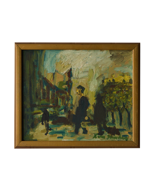 Mid Century Swedish Oil Painting - Signed Lars Herder