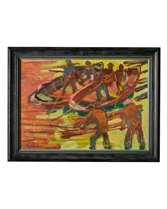 Modern Swedish Oil Painting on Board - Signed Hannes Wagnstedt