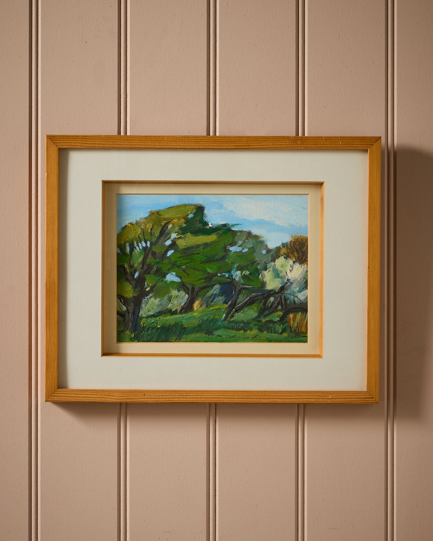 Summer Tree Study - Claire Mitchell - Oil on Board